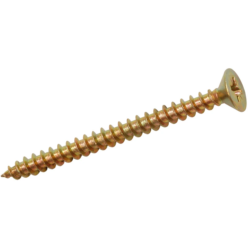 F&F Single Thread Countersunk Wood Screws 4.0 x 50mm